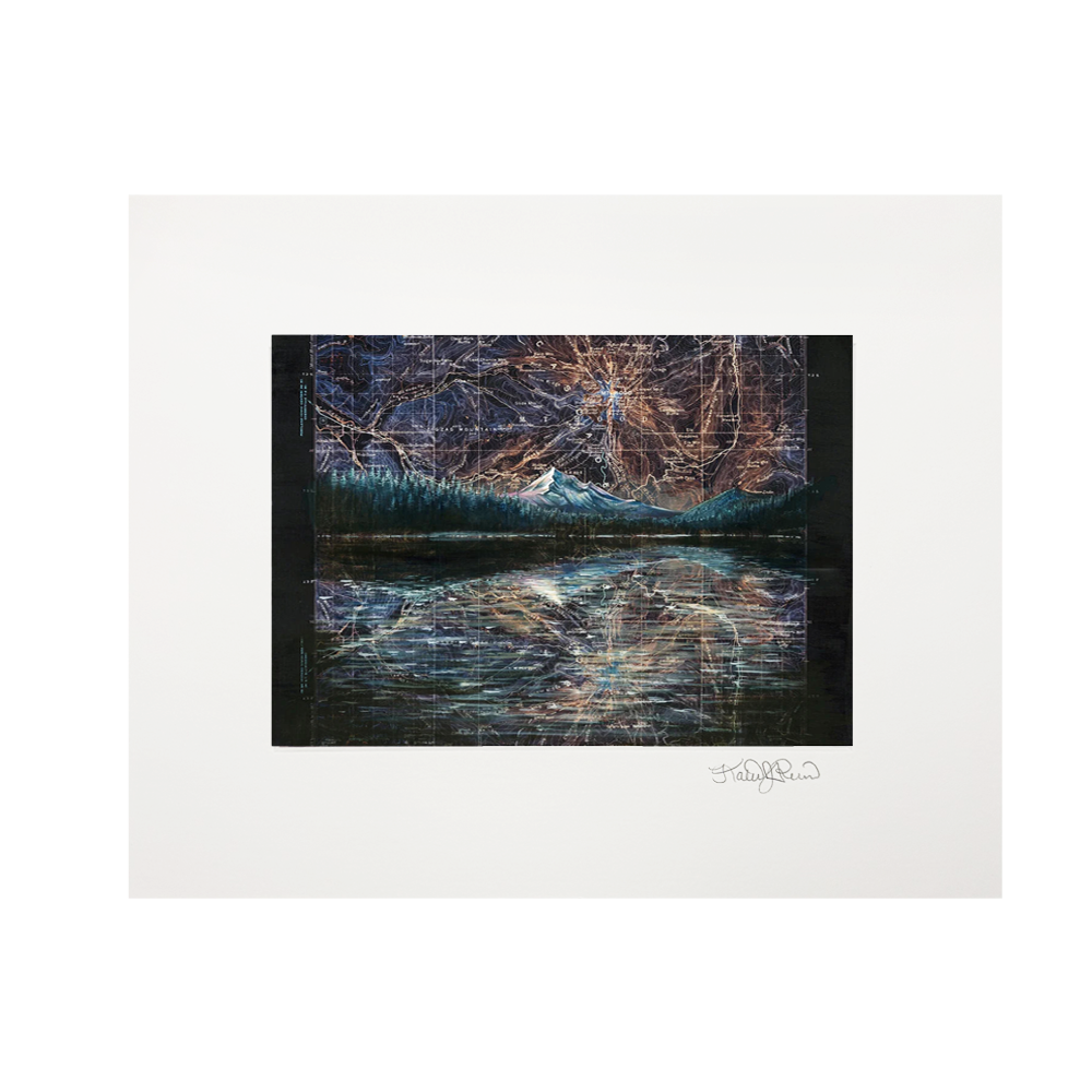 Milky Way Over Lost Lake Print