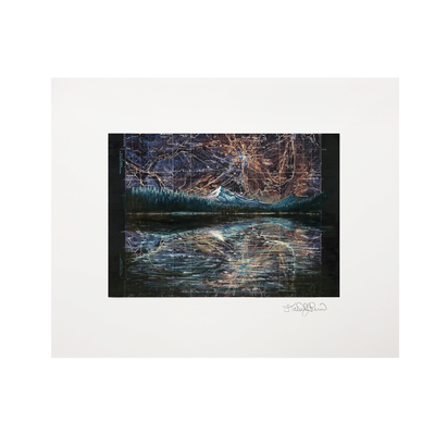 Milky Way Over Lost Lake Print