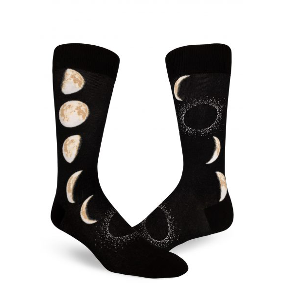 Men's Moon Phases Crew Socks