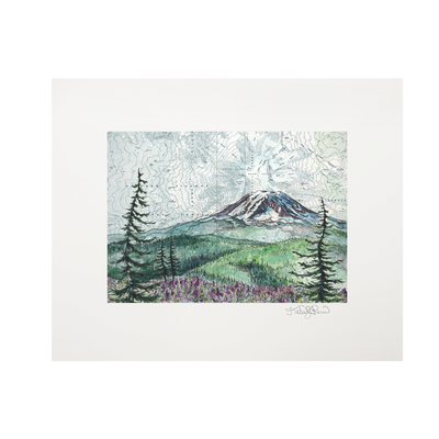 Mt Adams Summer Print