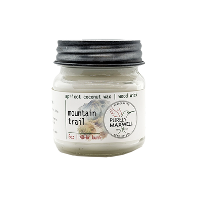 Mountain Trail Mason Jar Candle