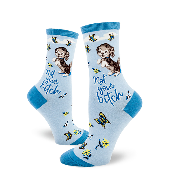 Women's Not Your B*tch Crew Socks