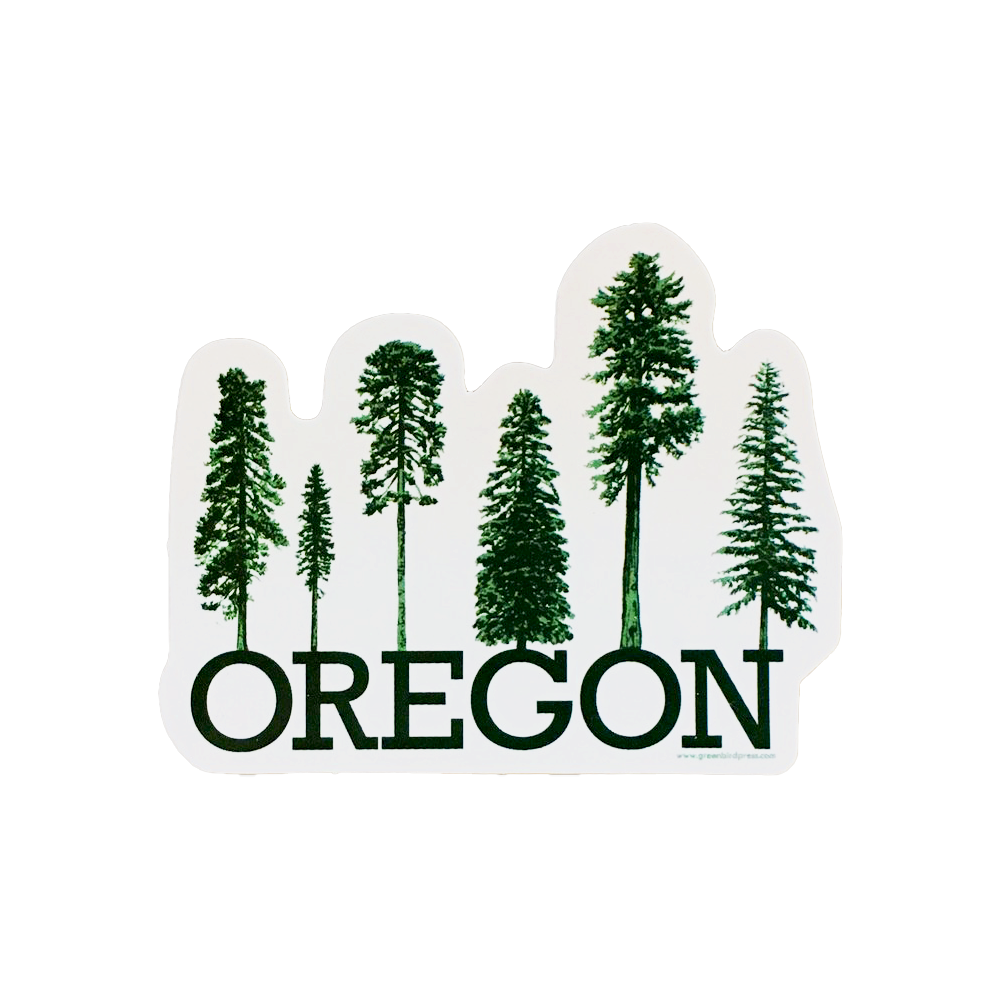 Oregon - Pine Trees Sticker
