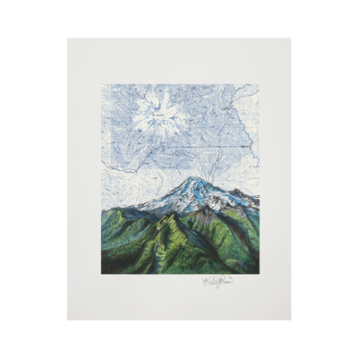 Mt Rainier National Park Print