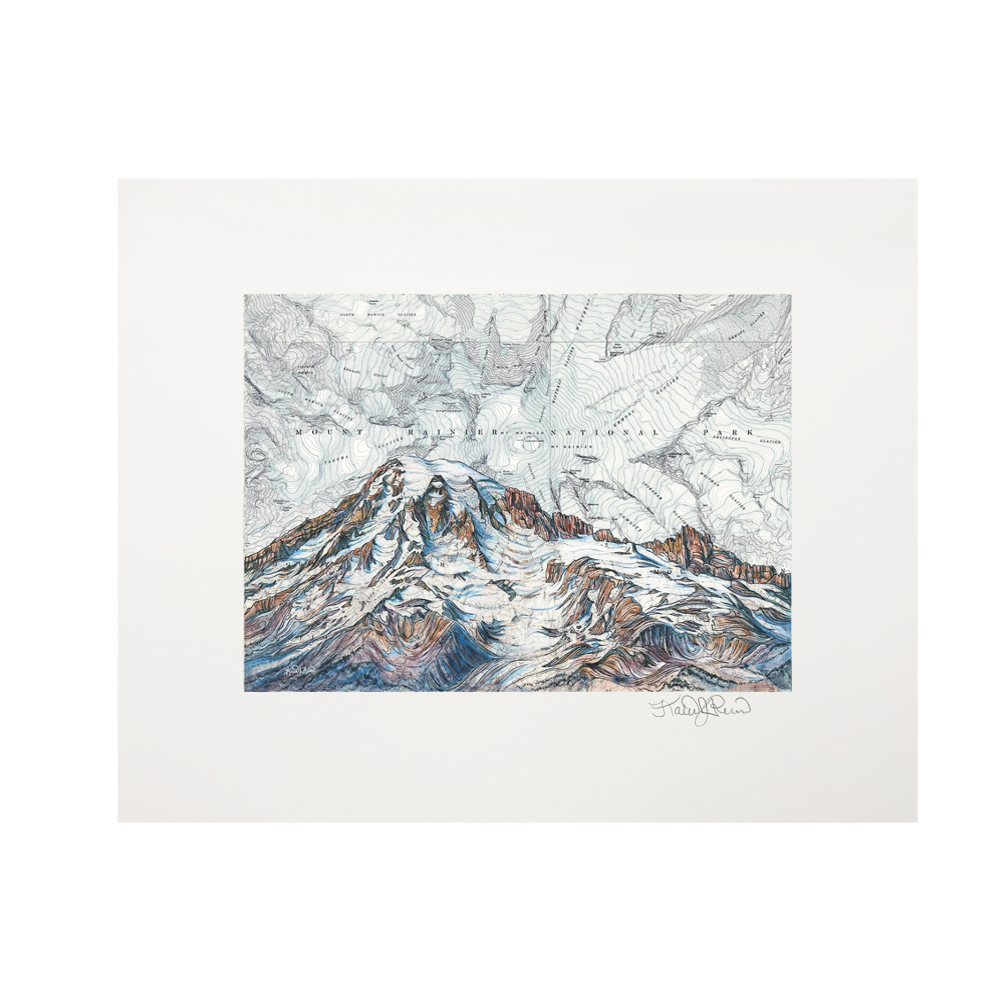 Mt Rainier Summit Print