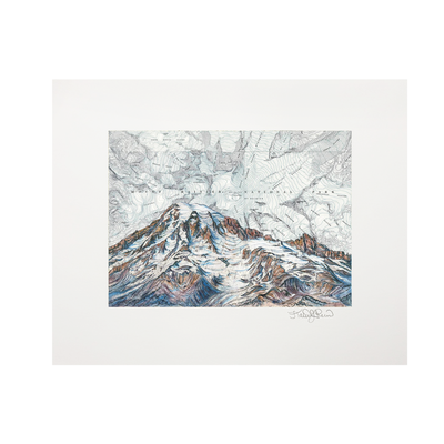Mt Rainier Summit Print