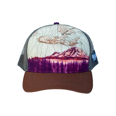 Rainier Sunset Trucker Hat