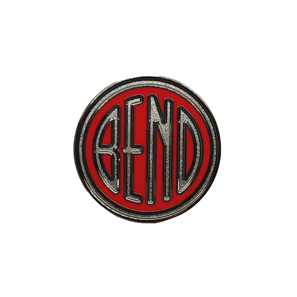 Bend Hard Enamel Lapel Pin