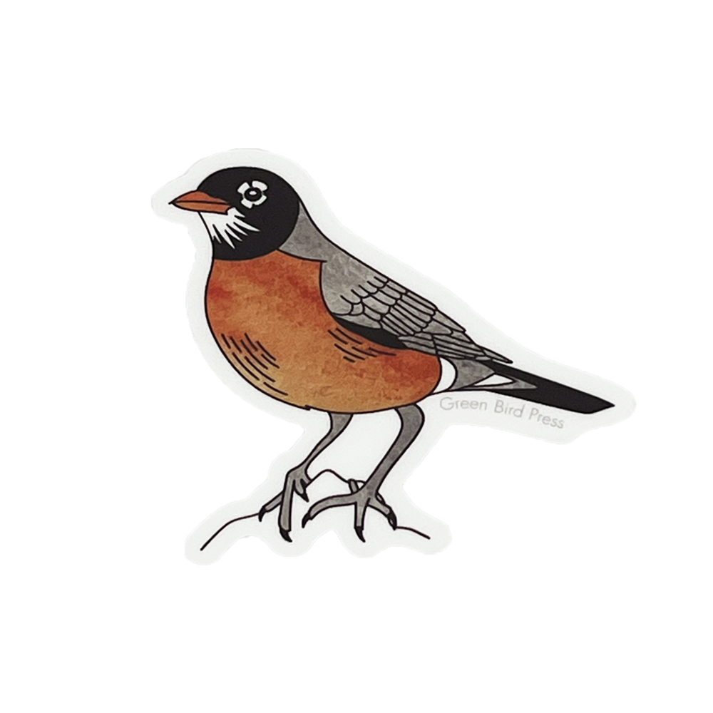 American Robin Sticker – The Bend Store