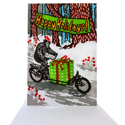 Sasquatch Express Holiday Card