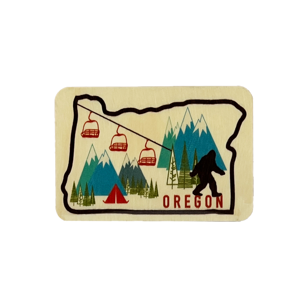 Oregon Sasquatch Magnet