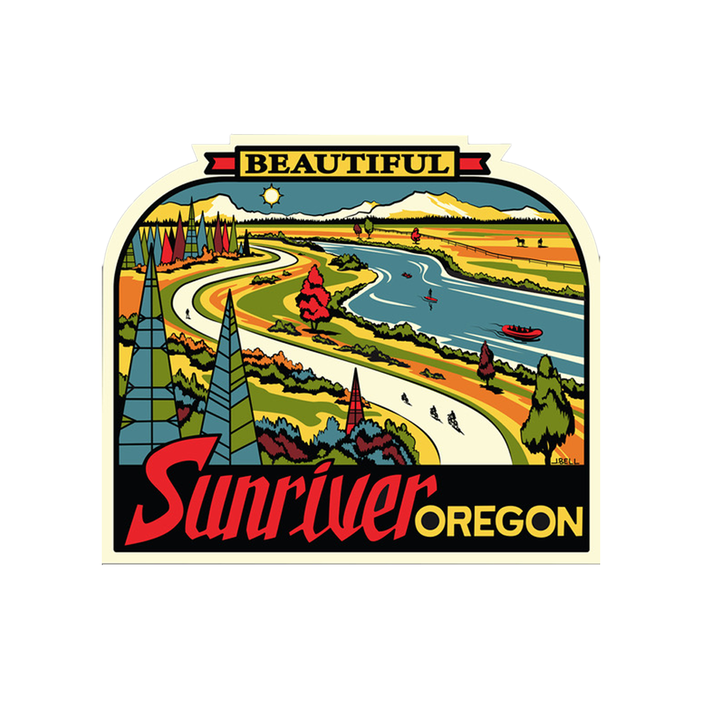 Sunriver Travel Sticker