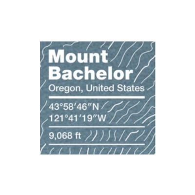 Topo Mt. Bachelor T-Shirt