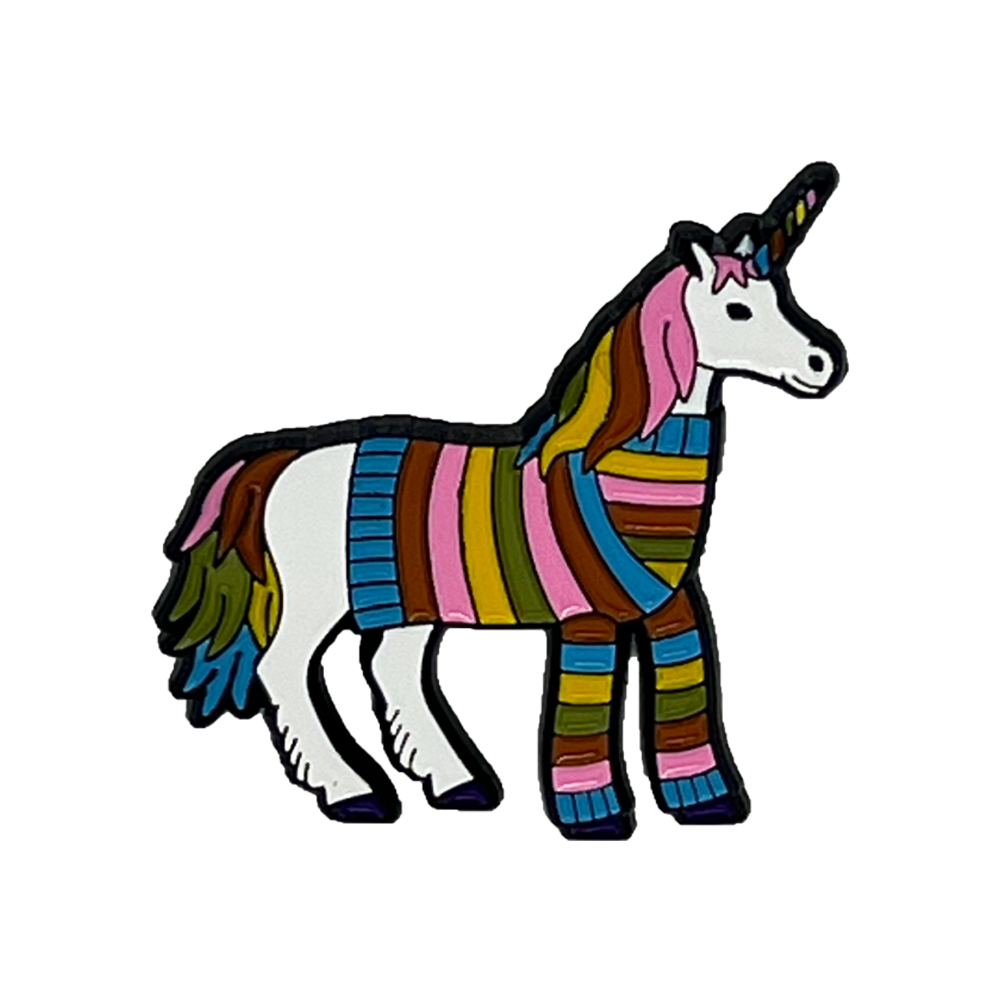 Unicorn Sweater Enamel Pin