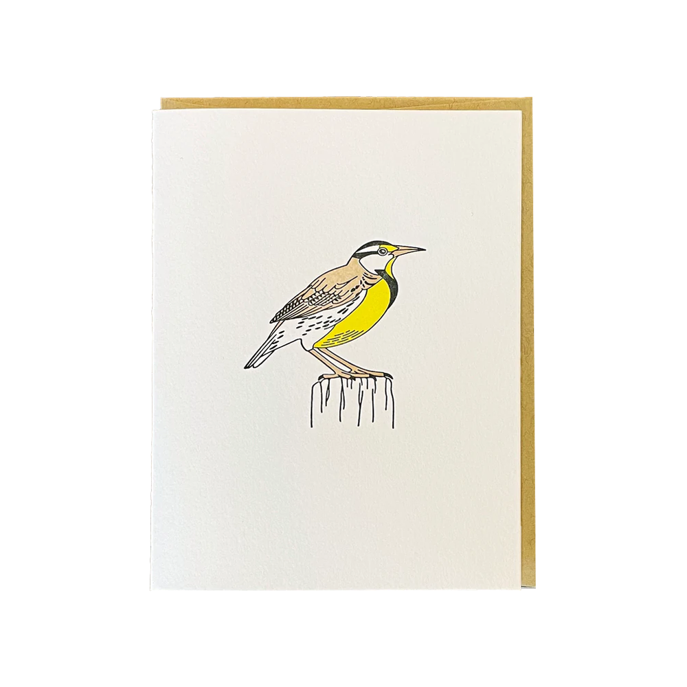Western Meadowlark Card