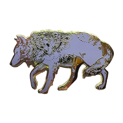 Grey Wolf Enamel Pin