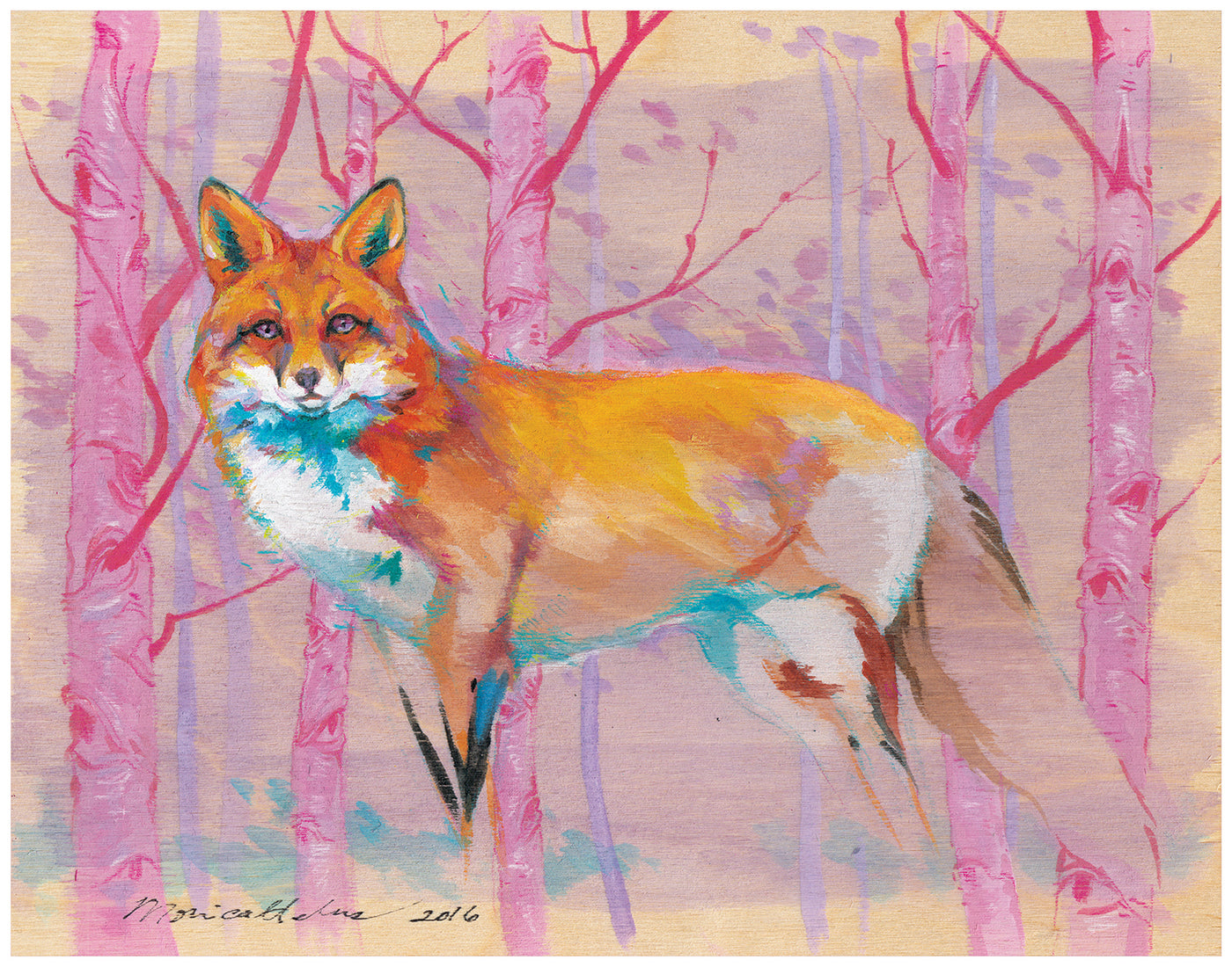 Aspen Spring Red Fox Print