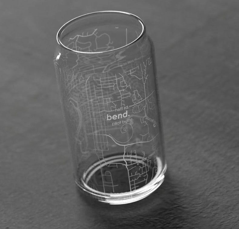 Bend 16oz Can Glass