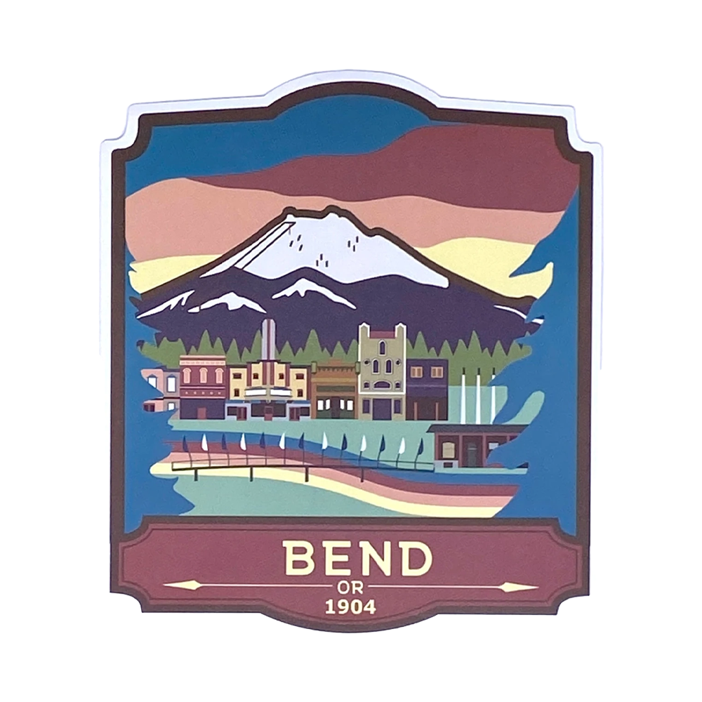 Bend Oregon Vinyl Sticker