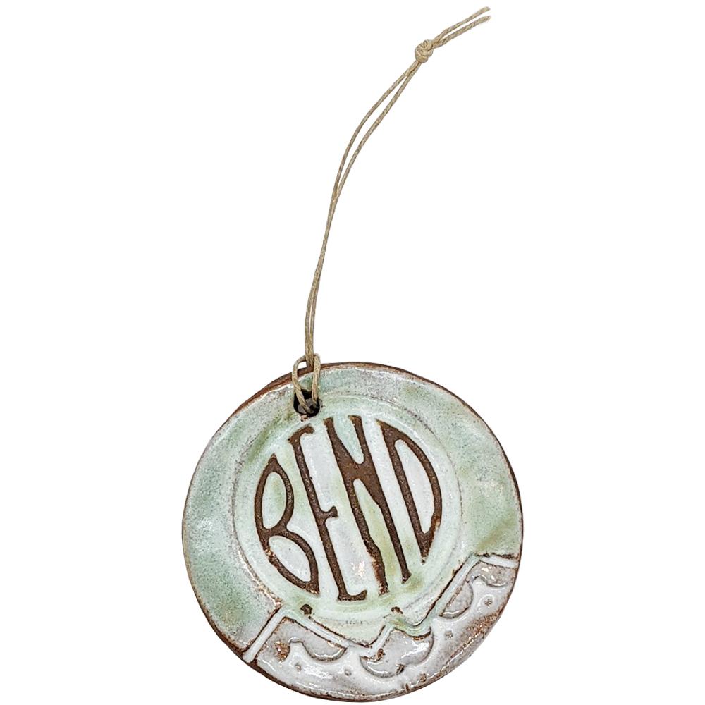 Bend Logo Ceramic Ornament