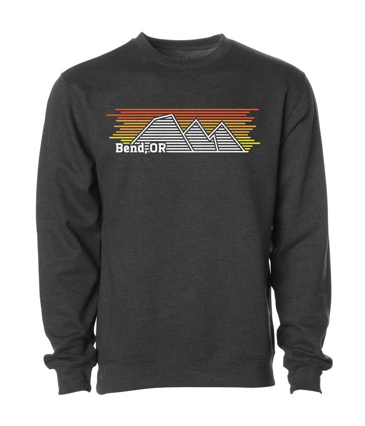 Bend Oregon Horizons Crewneck Sweatshirt