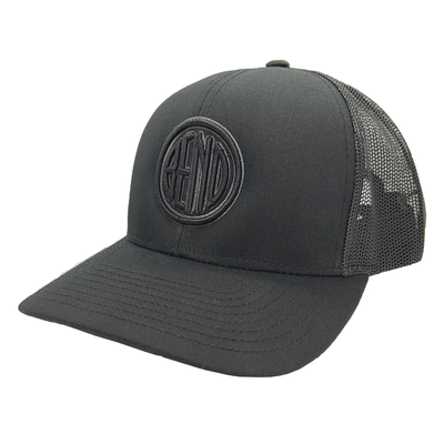 Bend Puffy Embroidery Trucker Hat
