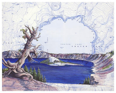 Crater Lake Print
