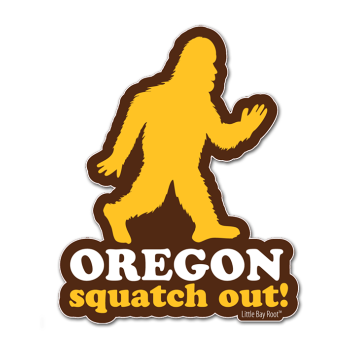 Squatch Out! Sticker