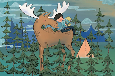 Moose Boy Card