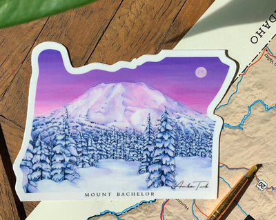 Mt Bachelor Oregon Sticker