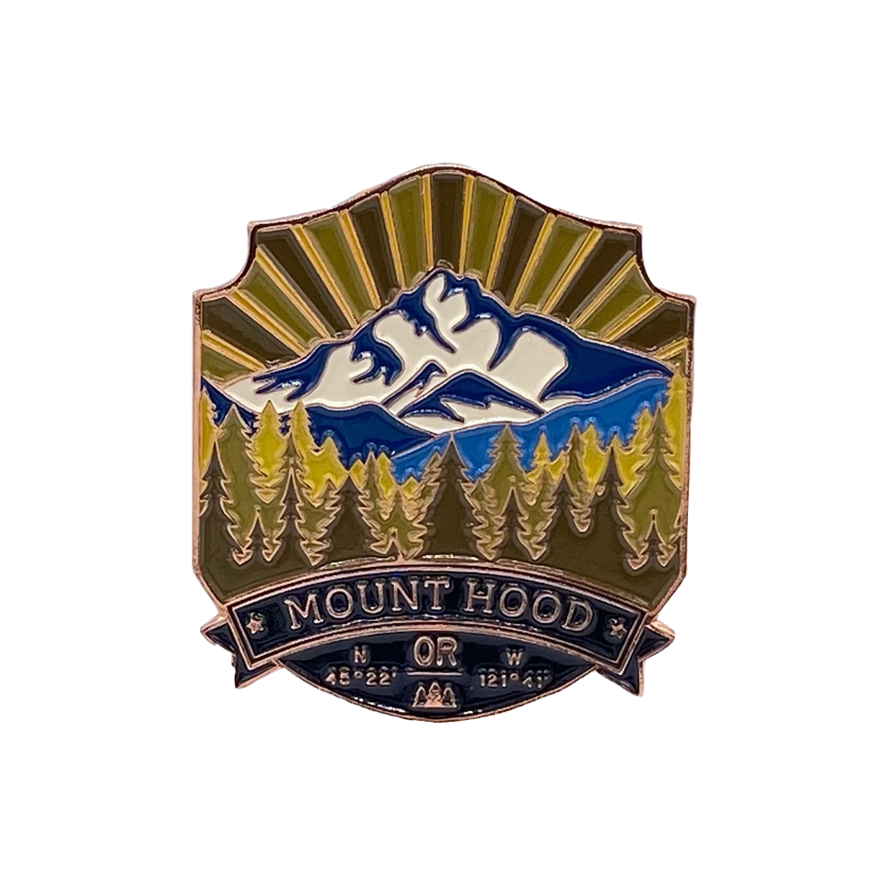 Mount Hood Enamel Pin