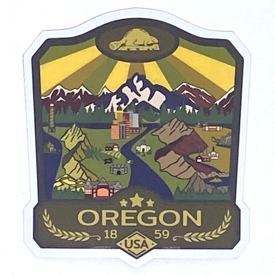 Oregon Vinyl Sticker