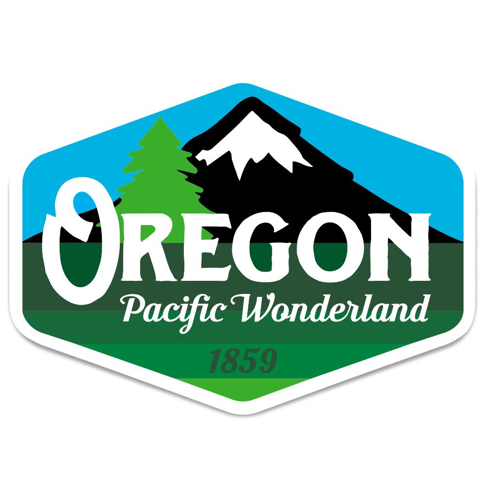 Retro Pacific Wonderland Sticker
