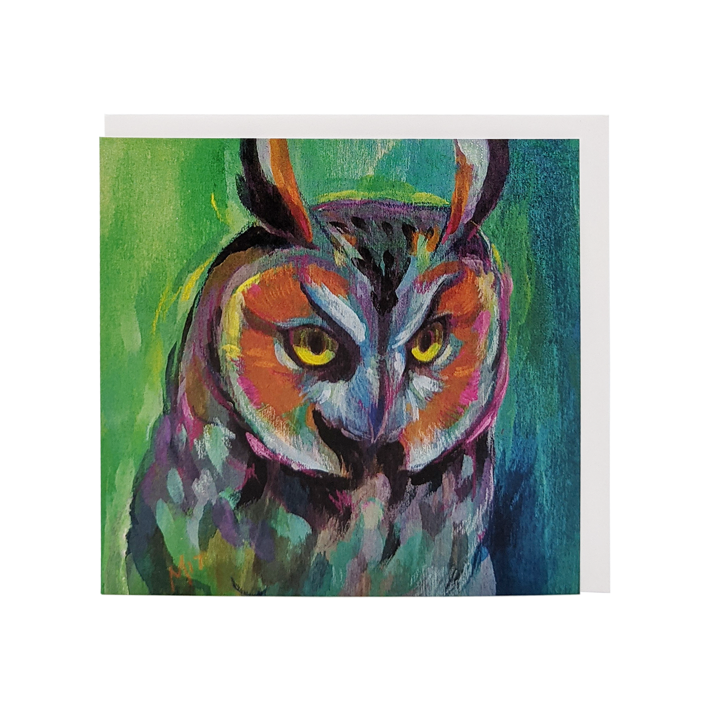 Green Owl Card