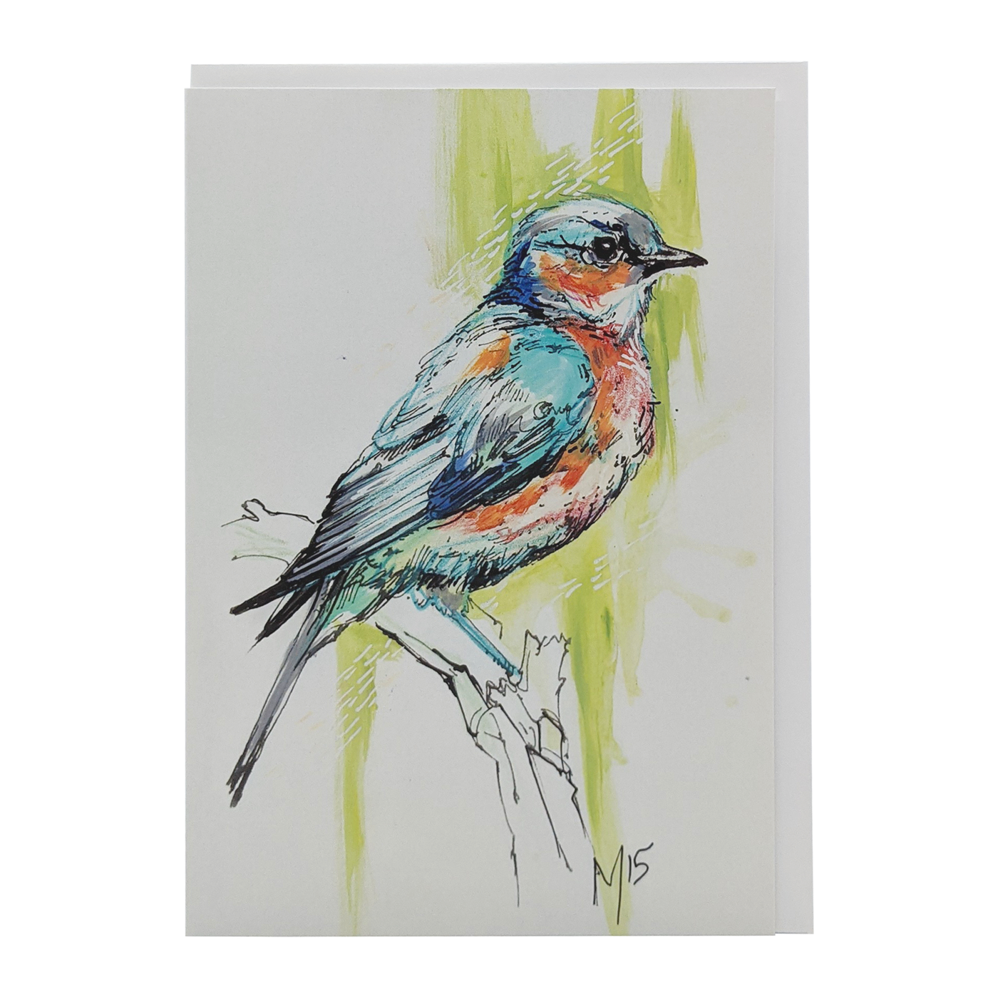 Western Bluebird Card