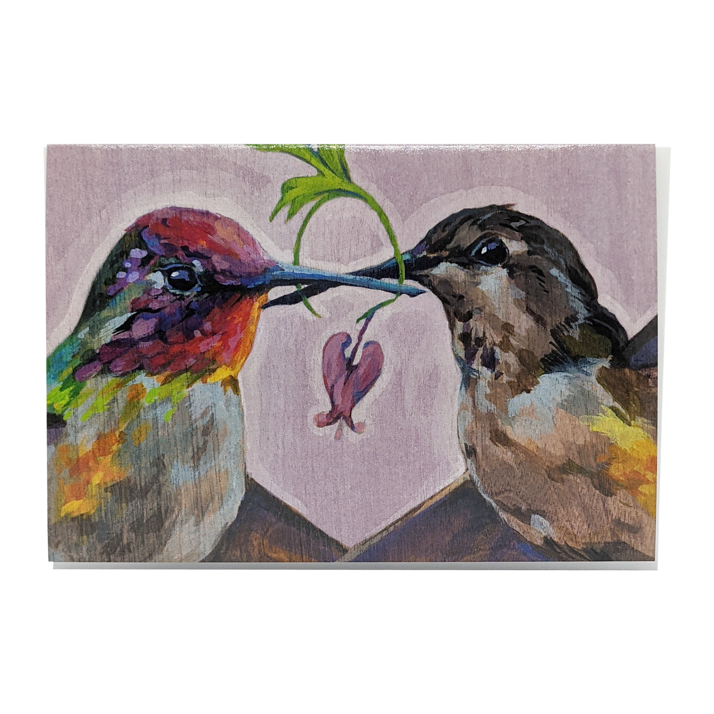 Lovebird Hummingbirds	Card