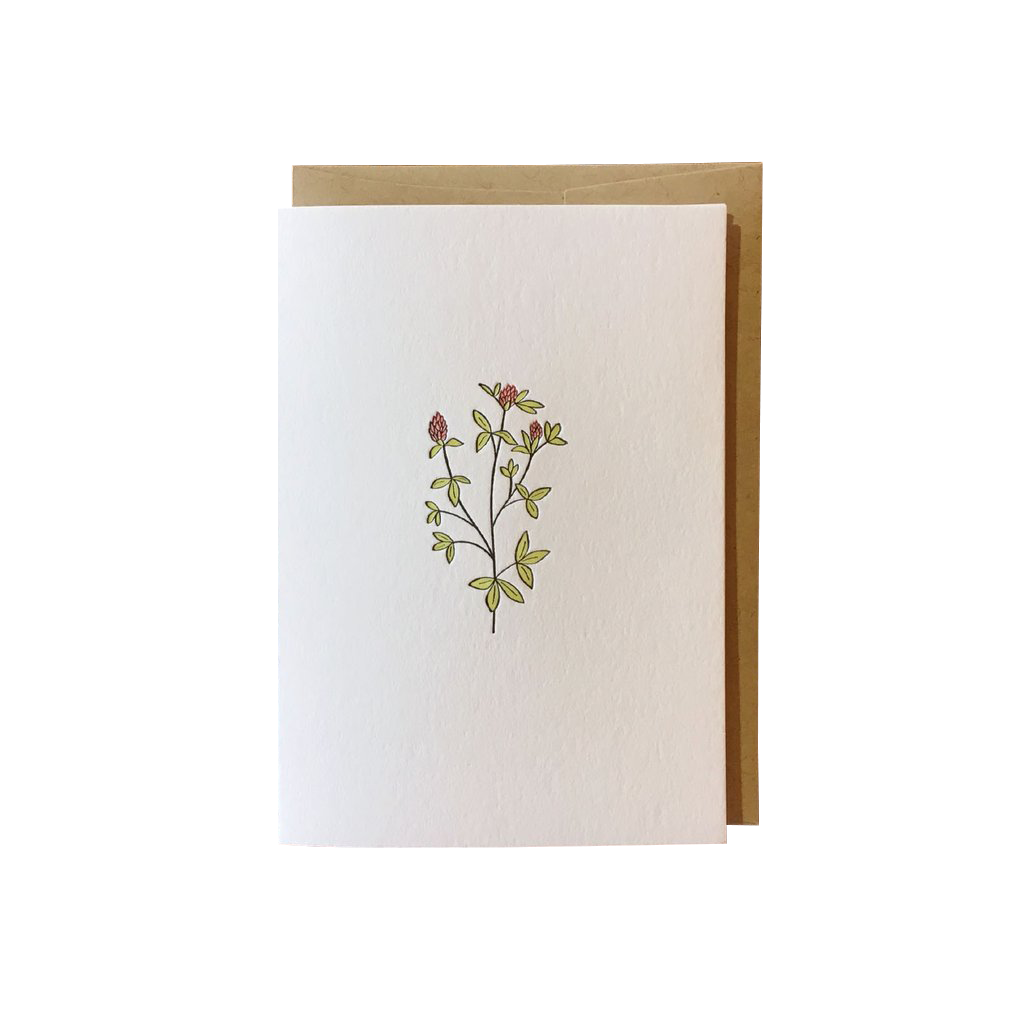 Red Clover Card