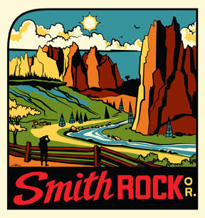 Smith Rock Sticker