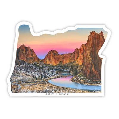 Smith Rock Oregon Sticker