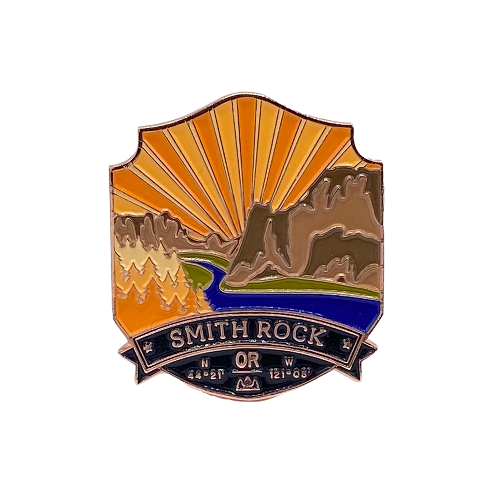 Smith Rock Enamel Pin