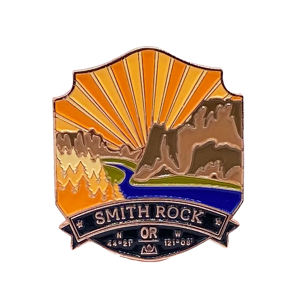 Smith Rock Enamel Magnet