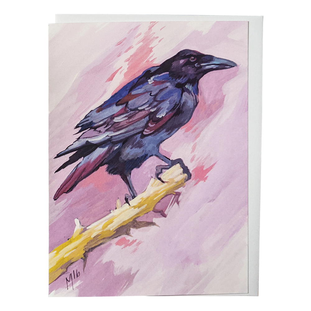 Raven Purple Card