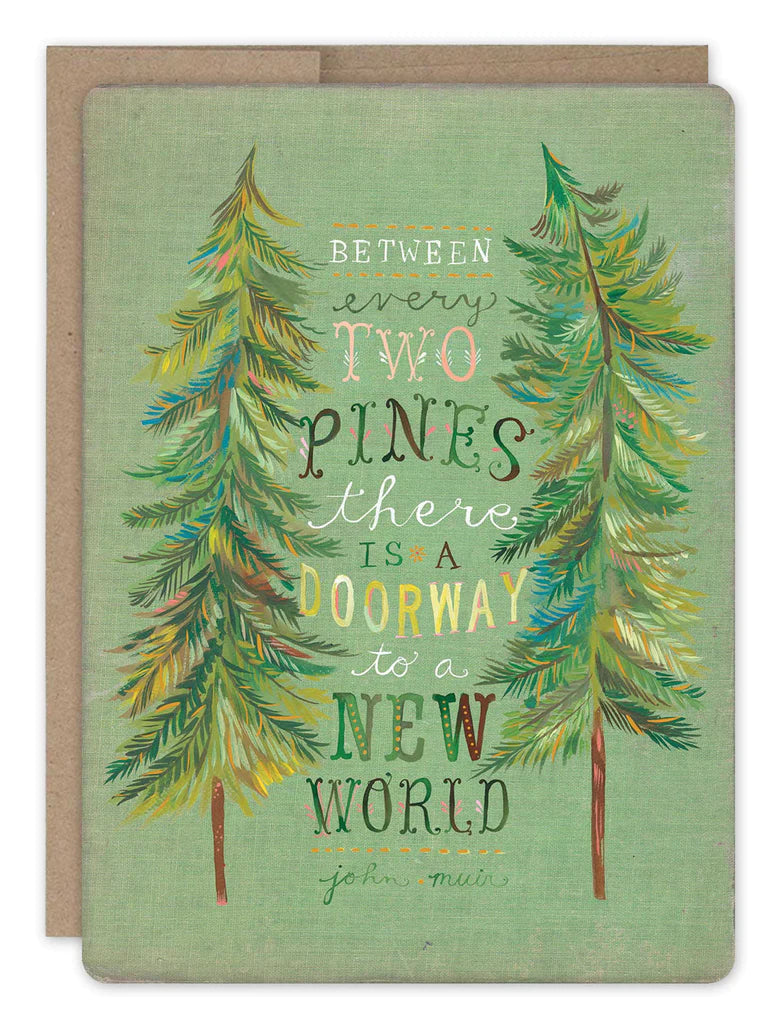 Between Two Pines Card
