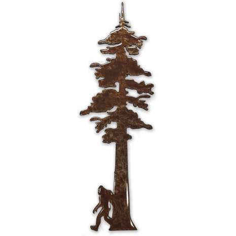 Redwood Tree with Bigfoot Steel Magnet