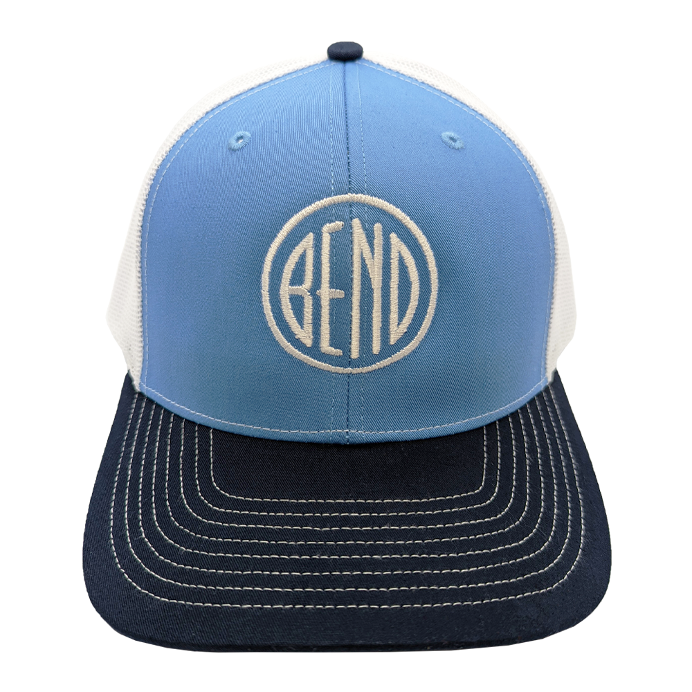 Trucker Hat Bend Logo