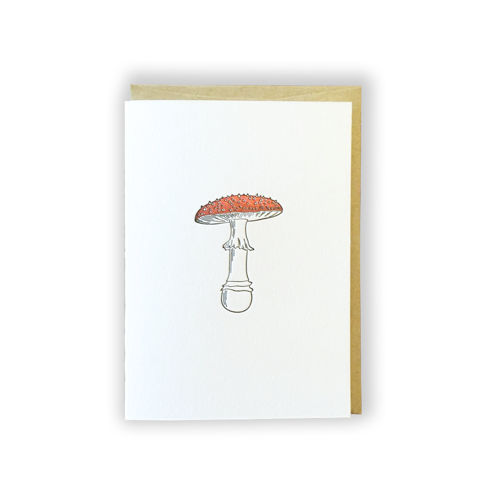 Fly Agaric Mushroom Card