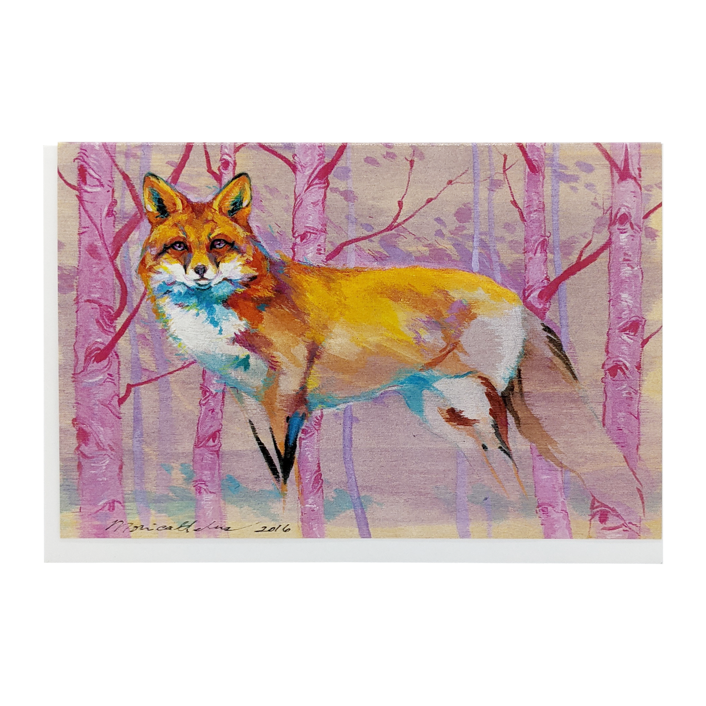Aspen Spring Red Fox Card