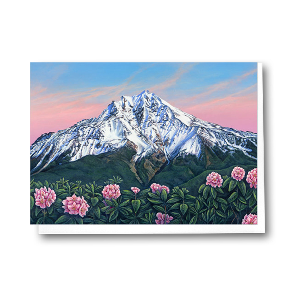 Mt Jefferson Bloom Card