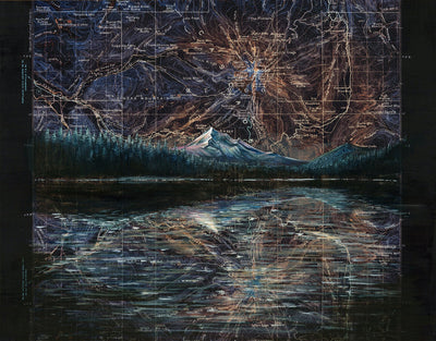 Milky Way Over Lost Lake Print
