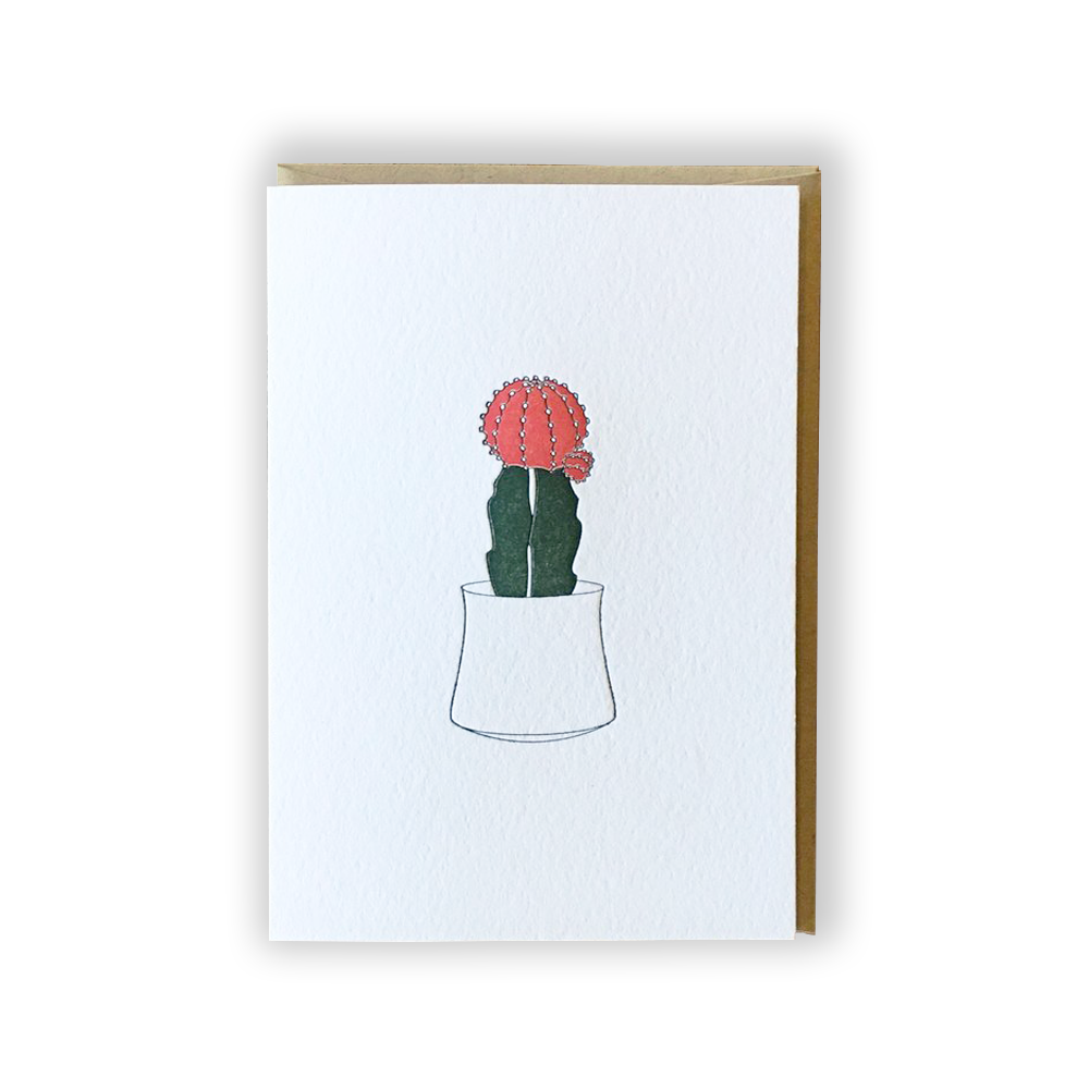 Moon Cactus Card